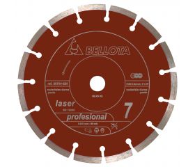Disco diamante segmentado para materiales duros Pro7 corte seco / 50704