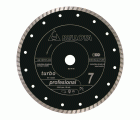 Disco diamante turbo para materiales abrasivos Pro7 corte seco / 50707