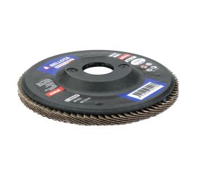 Disco de láminas base plana poliamida para desbaste madera-metal, grano A / 50501