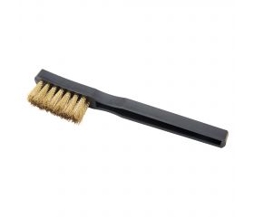 Cepillo manual limpiabujías con mango plástico, alambre de latón ondulado / 50805L