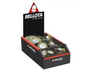 Expositor de cepillos con perno: cepillos circulares, de taza y brocha / 50850