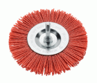 Cepillo circular con perno, hilo de nylon grano basto SiC 80  / 50825B