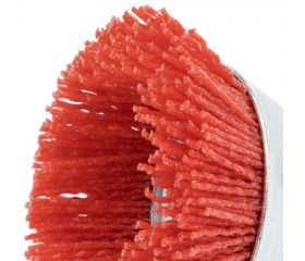 Cepillo de taza con perno, hilo de nylon grano basto SiC 80 / 50826B