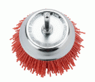 Cepillo de taza con perno, hilo de nylon grano basto SiC 80 / 50826B