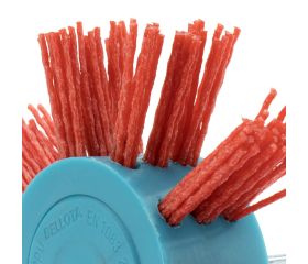 Cepillo abanico con perno, hilo de nylon grano basto SiC 80 / 50829B