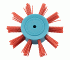 Cepillo abanico con perno, hilo de nylon grano basto SiC 80 / 50829B