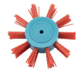 Cepillo abanico con perno, hilo de nylon grano basto SiC 80 / 50829B