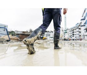 Bota de seguridad de agua PVC S5 Negro / 72243