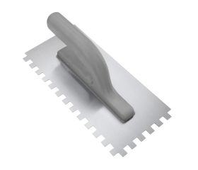 Peine diente castillo con mango abierto plástico para trabajos de alicatado y solado / 25874