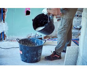 Capazo 26 litros asa metálica negro / BKT26BM