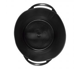 Capazo 26 litros asa plástico negro / BKT26BP