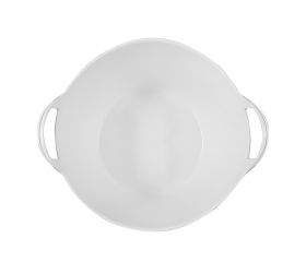Capazo asa plástico uso alimentario blanco / BKTWP