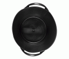 Capazo vendimia asa plástico negro / BKT30BP