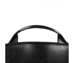Capazo vendimia asa plástico negro / BKT30BP
