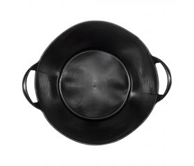 Capazo asa plástico negro / BKTBP