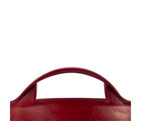 Capazo asa plástico rojo / BKTRP