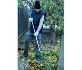 Escoba púas redondas para la limpieza de suelos de gravilla con mango aluminio / 3040CMA