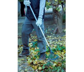 Escoba púas redondas para la limpieza de suelos de gravilla con mango aluminio / 3040CMA