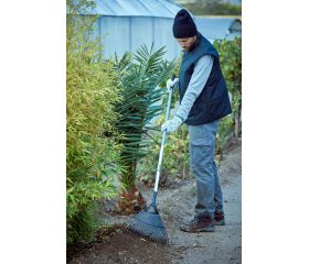 Escoba púas planas para limpieza de césped con mango aluminio  / 3041CMA