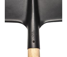 Pala punta redonda con mango recto sin barnizar para cavar y recoger escombros / 5556M