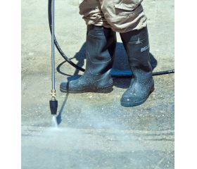 Bota de trabajo de agua PVC OB Negro / 72241B