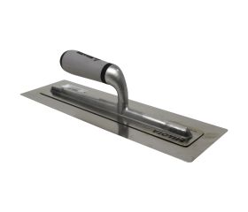 Llana inoxidable 0,3 mm con mango abierto bimaterial para trabajos de estuco y microcemento / 587003I