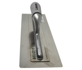 Llana inoxidable 0,3 mm con mango abierto bimaterial para trabajos de estuco y microcemento / 587003I