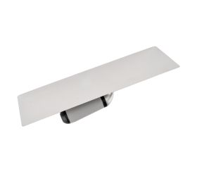 Llana inoxidable 0,3 mm con mango abierto bimaterial para trabajos de estuco y microcemento / 587003I