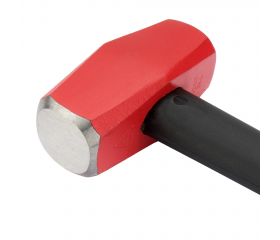 Maza con mango de fibra carbono sin templar para golpeo de materiales duros / 5200HRCCF