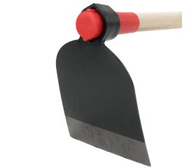 Azada forjada antigiro, para hacer caballones. Con mango de madera certificada de 1400 mm  / HOE4W