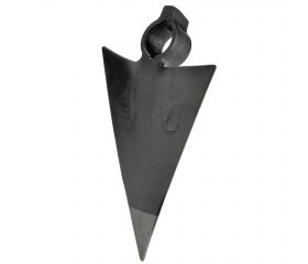 Azada forjada para cavar surcos, pala triangular, sistema antigiro con martillo / HOE150