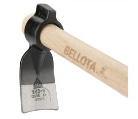 Azada forjada pequeña con sistema antigiro y martillo en el ojo / HOE242W