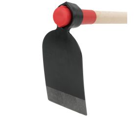 Azada forjada con sistema antigiro con mango de madera certificada de 1100mm para remover la tierra / HOE325W