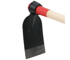 Azada forjada con sistema antigiro con mango de madera certificada de 1100mm para remover la tierra / HOE325W
