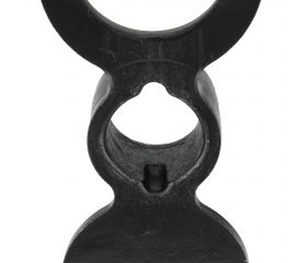 Azada forjada con sistema antigiro, doble uso: horquilla con diente en forma de diamante y azada / HOE344600