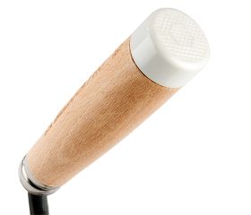 Paleta Pro catalana con mango de madera y taco para trabajos de albañilería y alicatado / TRF41PB