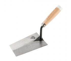Paleta Pro norte con mango de madera y taco para trabajos de albañilería y alicatado / TRF44PB
