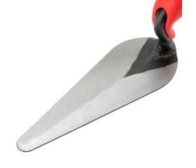 Paleta Pro lengua de gato con mango bimaterial para trabajos acabado y de albañilería / TRF04BM