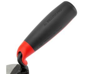 Paleta Pro lengua de gato con mango bimaterial para trabajos acabado y de albañilería / TRF04BM