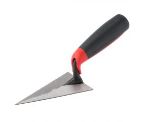 Paletín Pro triangular con mango bimaterial para trabajos acabado y de albañilería / TRF01BM