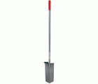 Pala de acero- hoja punta- 38cm / AS90240