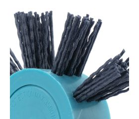 Cepillo abanico con perno, hilo de nylon grano fino SiC 180 / 50829F