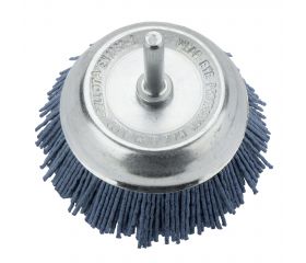 Cepillo de taza con perno, hilo de nylon grano fino SiC 180 / 50826F