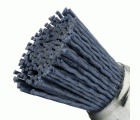 Cepillo brocha con perno, hilo de nylon grano fino SiC 180 / 50827F