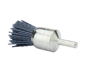 Cepillo brocha con perno, hilo de nylon grano fino SiC 180 / 50827F