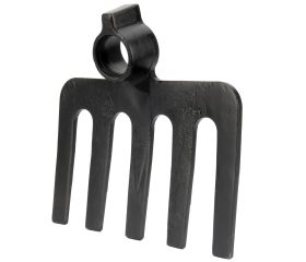 Rastrillo de 5 puntas planas, con sistema antigiro para remover y esparcir tierra / PRK5751P