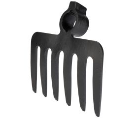 Rastrillo de 6 puntas, con sistema antigiro para remover y esparcir tierra / PRK5754P