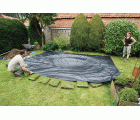 Lámina negra de PVC bobina - 0,8 mm. - 25 x 6 m.