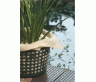Cesto redondo con asas para el crecimiento de plantas acuáticas - Ø 40 x 26 cm.