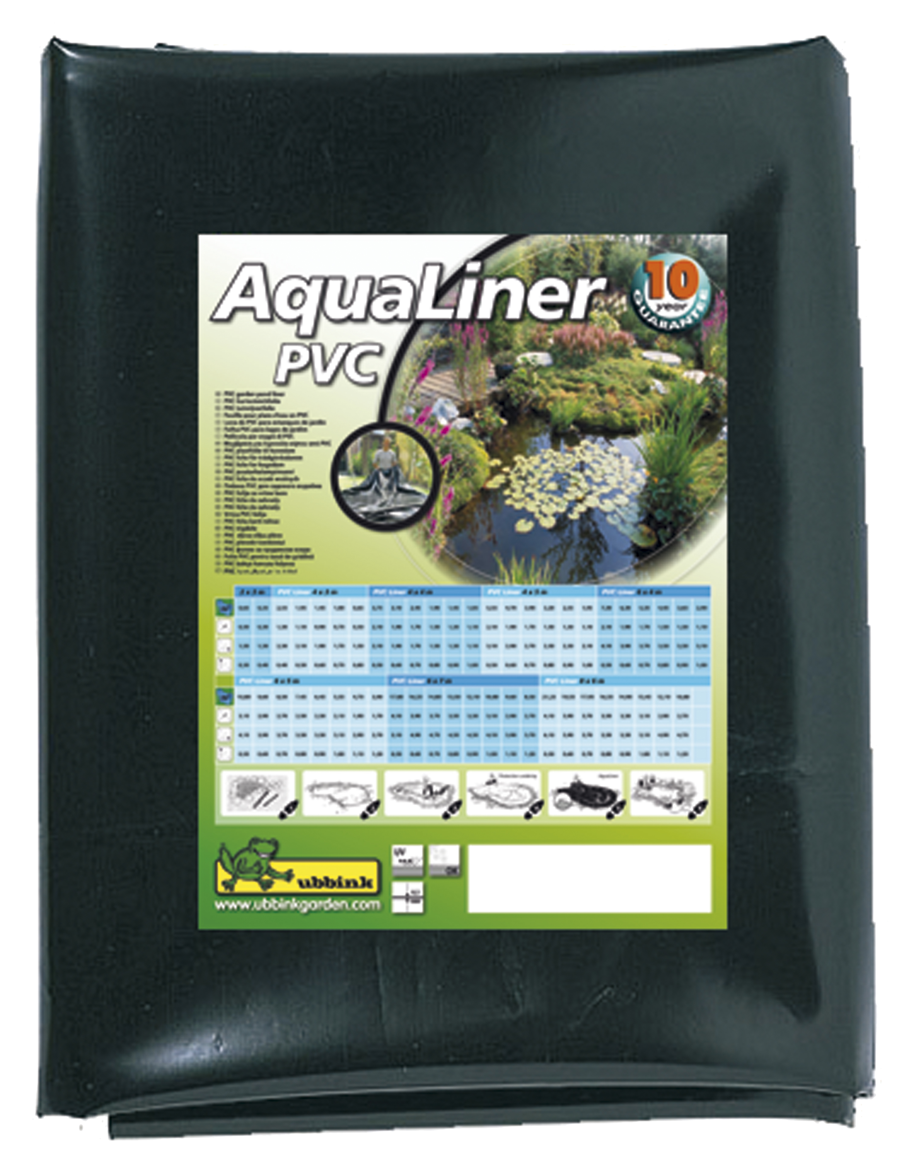 Lámina negra de PVC bolsa - 0,5 mm. - 6 x 8 m. | 1331971